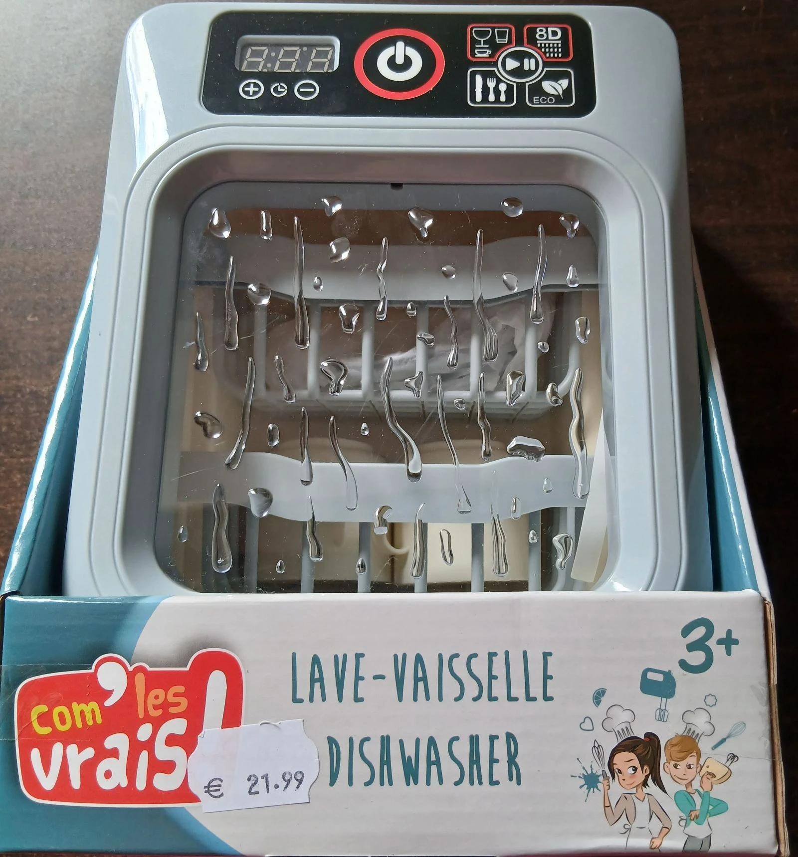 Jouet lave vaisselle Com' les vrais